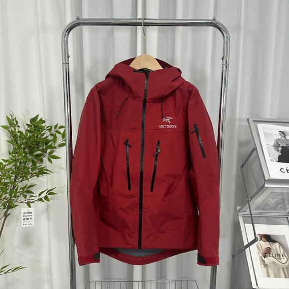 Arc'teryx Orange-red two-in-one jacket - Picture 1 of 7